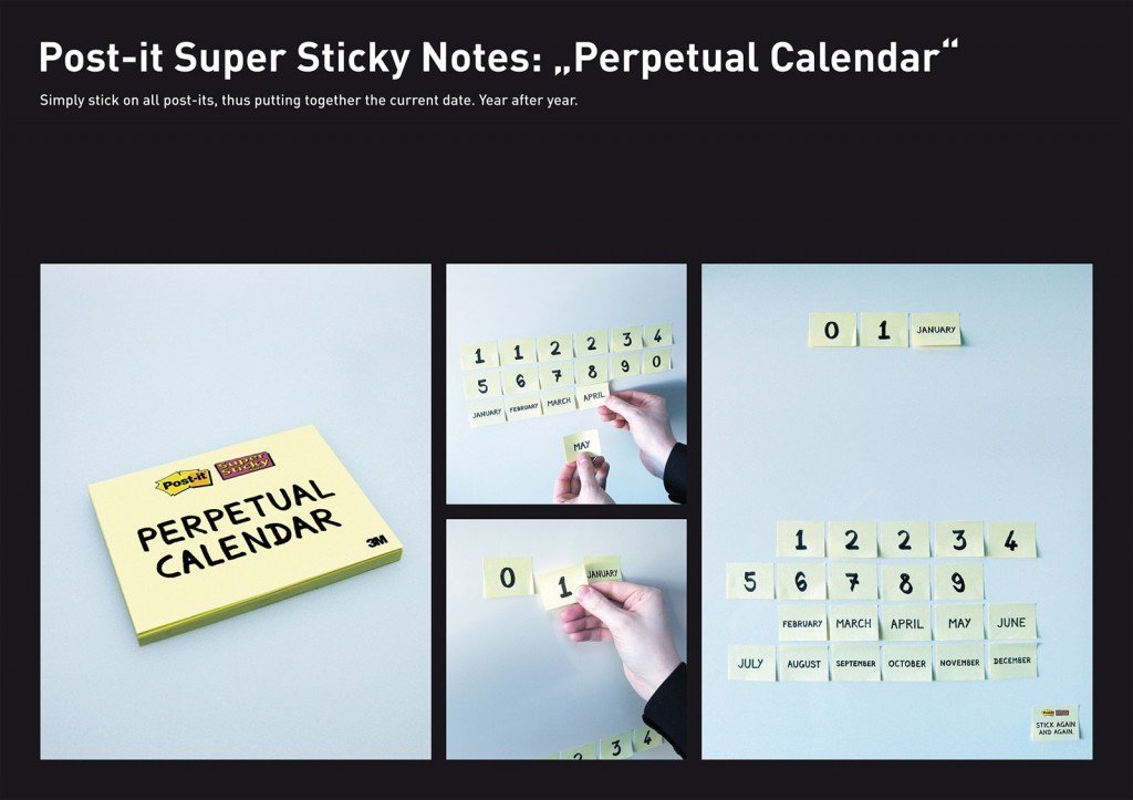 3M Post-it Calendar