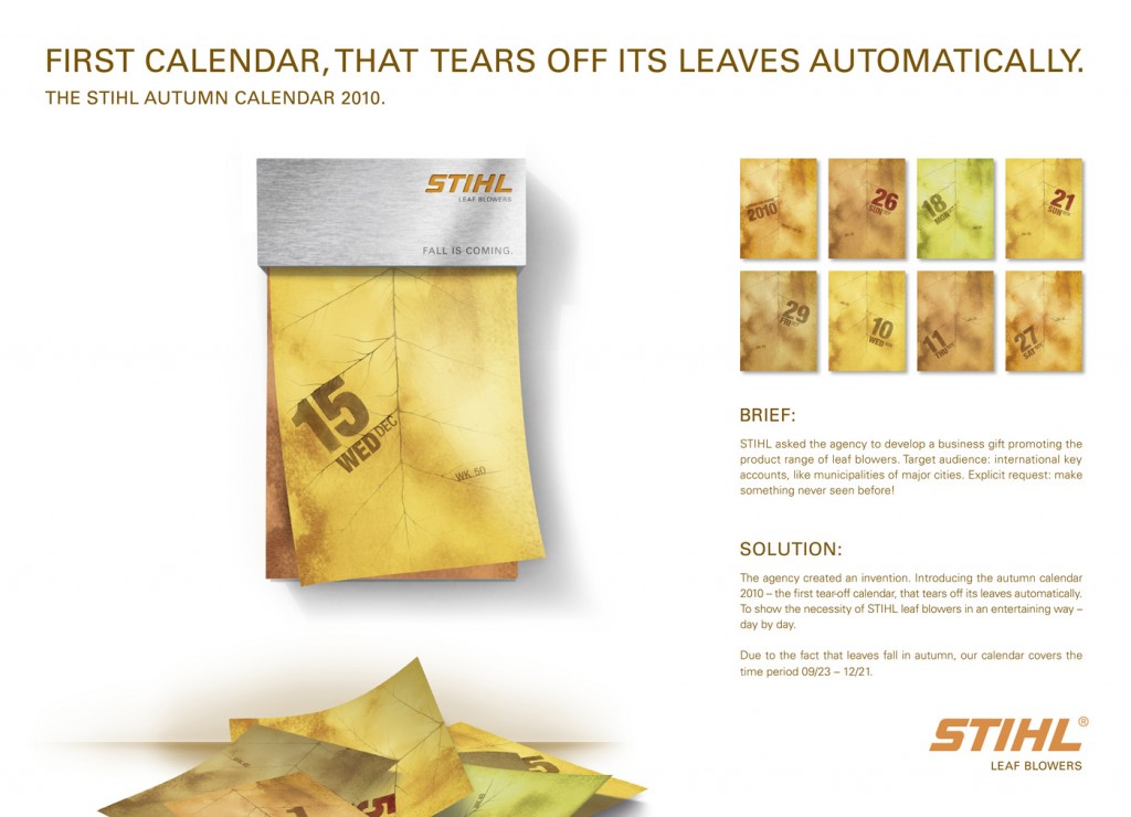 STIHL Autumn Calendar