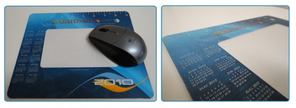 Custom Calendar Printed on a Mousepad