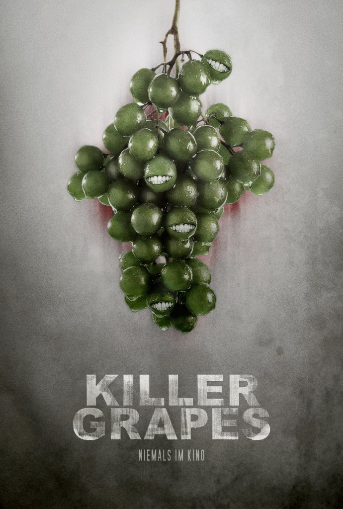 Killer Grapes Poster by GraphZ