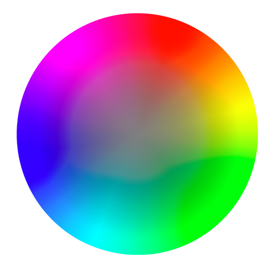 why primary hues can not be created by other hues on the color wheel