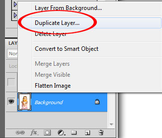 shortcut to duplicate windows photoshop