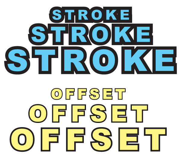 Difference between Stroke and Offset Path in Adobe Illustrator