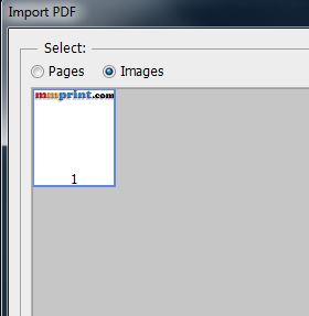 Import PDF Options in Photoshop