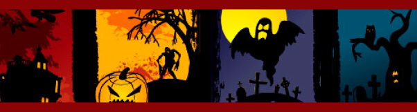 Vector Grunge Halloween Banners