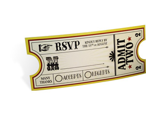 Ticket Design Template