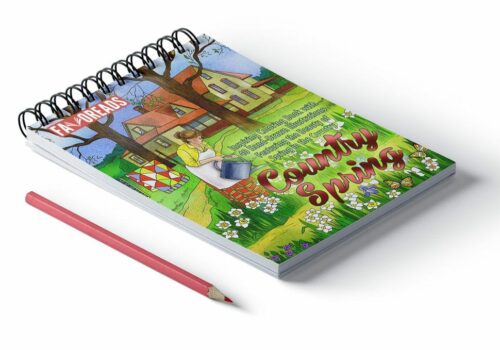 Custom Colouring Book, 40 pages, your designs, all eco - A Local Printer