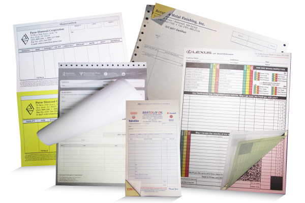 NCR Form Printing, Custom Carbonless Copy Forms