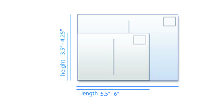 Mailing Size Chart MMPrint