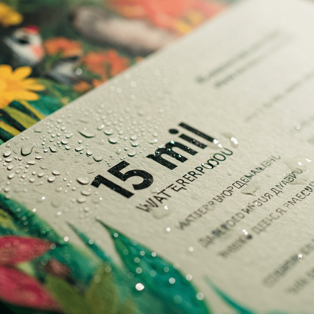 Custom Waterproof Synthetic Menu Printing for Restaurants | MMPrint.com