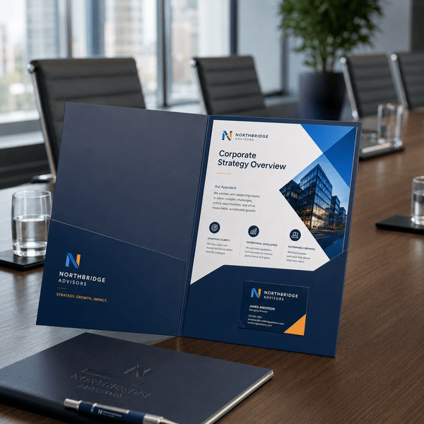 Boardroom presentation folder