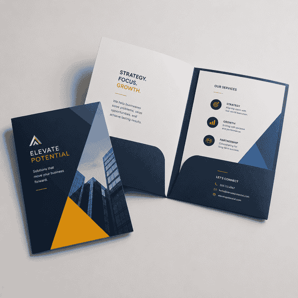 Custom printed presentation folders — MMPrint