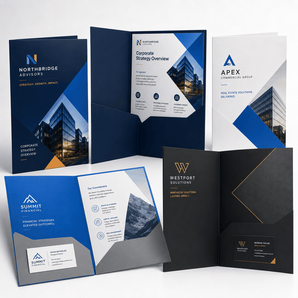 Corporate folder samples