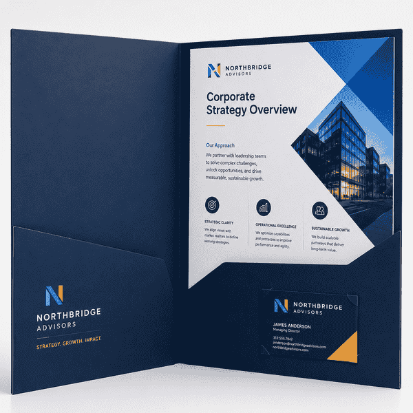 Open corporate presentation folder